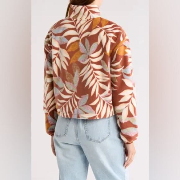 Billabong Casual Fling Half Zip Polar Fleece Jacket Size Extra Large XL - Picture 2 of 10